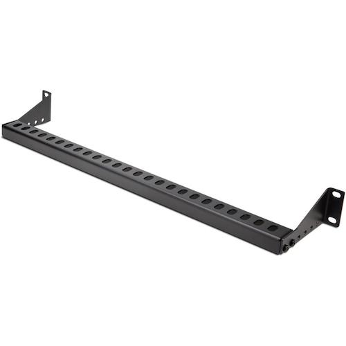 StarTech.com　サーバーラック用ケーブルサポートバー／１９インチラック用／１Ｕ／取付奥行４０～９６ｍｍ／ネットワークスイッチ配線　線止め　【品番：12S-CABLE-LACING-BAR】