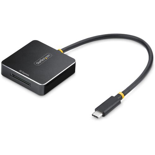 StarTech.com　ＵＳＢカードリーダー／ＵＳＢ－Ｃ／１０Ｇｂｐｓ／ＳＤ　Ｅｘｐｒｅｓｓ　ＳＤＨＣ　ＳＤＸＣ／メモリーカードリーダーライター　【品番：1B-USB-C-SDE-ADAPTER】