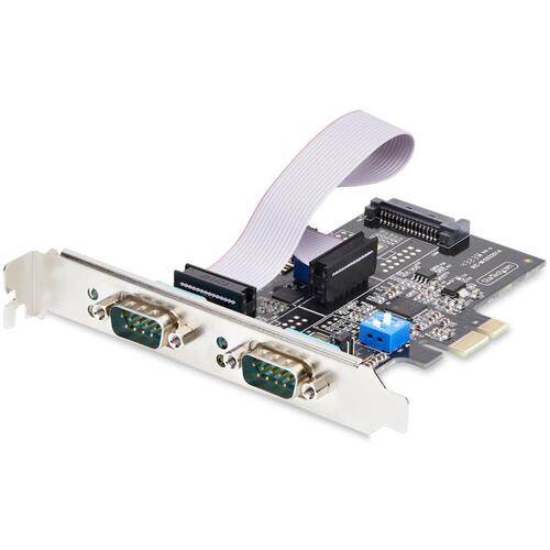 StarTech.com ＲＳ２３２Ｃ ＲＳ４２２ ＲＳ４８５界面歌留多／ＰＣＩｅ ｘ１／２界面／Ｗｉｎ＆Ｌｉｎｕｘ／ＤＢ９ 取りひろげる 【品番：2S232422485-パソコン-CARD】