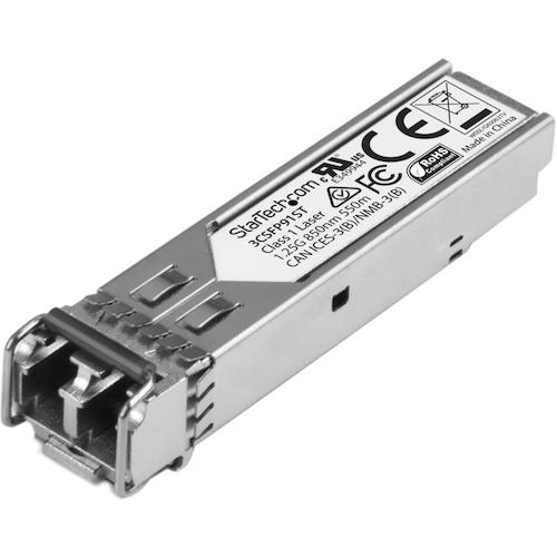 StarTech.com　ＳＦＰモジュール／ＨＰＥ製３ＣＳＦＰ９１互換／１０００ＢＡＳＥ－ＳＸ準拠／光トランシーバー／８５０ｎｍ　【品番：3CSFP91ST】