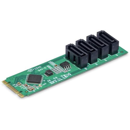StarTech.com Ｍ．２ ＳＡＴＡアダプタ歌留多／Ｍ．２ ＮＶＭｅ － ４ｘ ＳＡＴＡ ＨＤＤ／ＳＳＤ／各種ＯＳ／ＳＡＴＡ取りひろげる 増設用 【品番：4P-SATA-M2-ADAPTER】