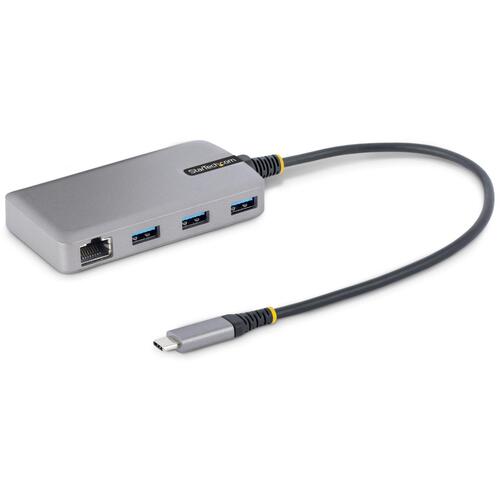 StarTech.com　ＵＳＢ－Ｃハブ／３ポート／３ｘ　ＵＳＢ－Ａ／ＵＳＢ　３．２　Ｇｅｎ　１／バスパワー／有線ＬＡＮ／高速転送　軽量モデル　【品番：5G3AGBB-USB-C-HUB】