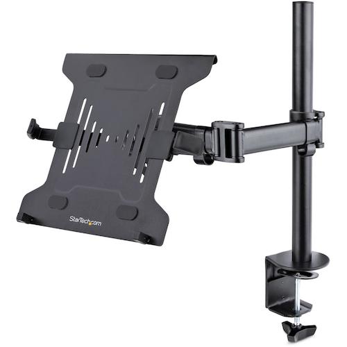 StarTech.com ノートパソコンアーム／管する手両用／１画面／最大限度３４in／ＶＥＳＡ／多骨っぷし／Ｃクランプ・グロメット据えつける式 【品番：A-LAPTOP-DESK-MOUNT】 DIY・工具-その他-花・ガーデン・DIY
