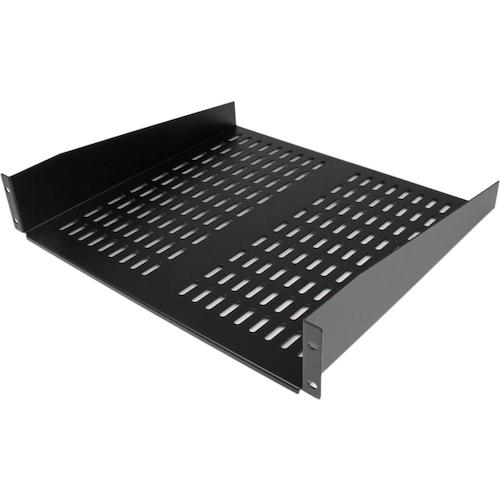 StarTech.com　サーバーラック棚板／２Ｕ／１９インチ／奥行４１ｃｍ／放熱スリット有　【品番：CABSHELFV】