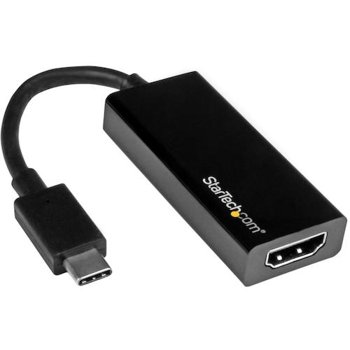 StarTech.com　ディスプレイアダプター／ＵＳＢ－Ｃ　－　ＨＤＭＩ／４Ｋ３０Ｈｚ／７ｃｍケーブル／ブラック／ビデオ　変換　コンバーター　【品番：CDP2HD】