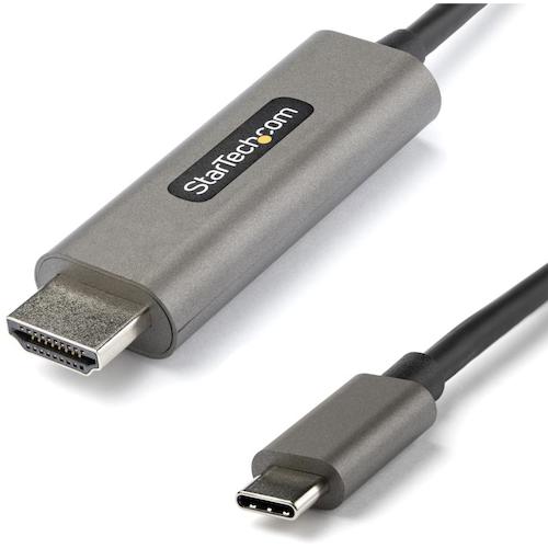 StarTech.com ディスプレイ変換ケーブル／ＵＳＢ－Ｃ － ＨＤＭＩ／３ｍ／４Ｋ６０Ｈｚ／ＨＢＲ３／ＢＫ 【品番：CDP2HDMM3MH】