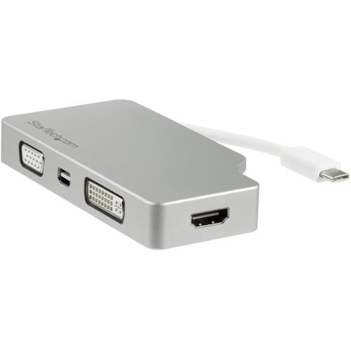 StarTech.com 見せびらかすアダプタ／ＵＳＢ－Ｃ － ＶＧＡ，ＤＶＩ，ＨＤＭＩ，Ｍｉｎｉ ＤｉｓｐｌａｙＰｏｒｔ／４Ｋ １０８０ｐ 【品番：CDPVGDVHDMDP】