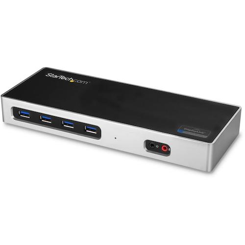 StarTech.com　ドッキングステーション／ＵＳＢ－Ａ　＆　ＵＳＢ－Ｃ接続／２画面／４Ｋ６０Ｈｚ／ＨＤＭＩ　ＤＰ／多機能マルチハブ　【品番：DK30A2DH】