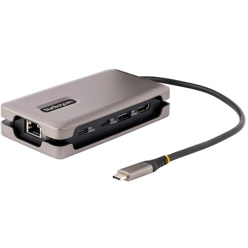 StarTech.com　ドッキングステーション／ＵＳＢ－Ｃ／４Ｋ　ＨＤＭＩ／１００Ｗ／ＵＳＢハブ／イーサネット／多機能　ＵＳＢマルチハブ　【品番：DKT31CH2CPD3】