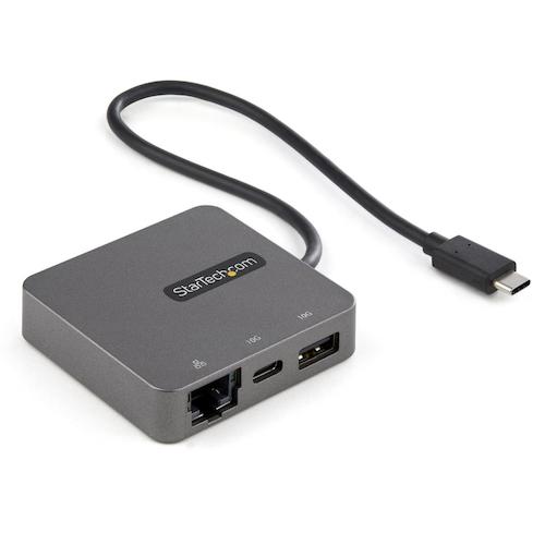StarTech.com　ＵＳＢマルチハブ／ＵＳＢ－Ｃ／４Ｋ３０Ｈｚ　ＨＤＭＩ又はＶＧＡ／２ｘ　ＵＳＢ／ＬＡＮ／ＴＢ３　【品番：DKT31CHVL】