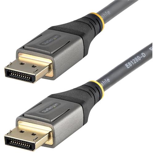 StarTech.com　ＤｉｓｐｌａｙＰｏｒｔ　１．４ケーブル／４ｍ　／８Ｋ６０Ｈｚ　／ＶＥＳＡ認証／グレー＆ブラック／　ディスプレイポート　【品番：DP14VMM4M】 7,538円