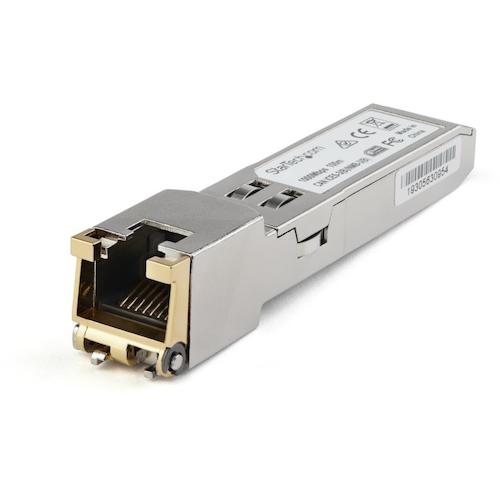 StarTech.com　ＳＦＰ＋モジュール／Ｃｉｓｃｏ製品ＧＬＣ－ＴＥ互換／１０００ＢＡＳＥ－Ｔ準拠銅線トランシーバー　【品番：GLCTEST】