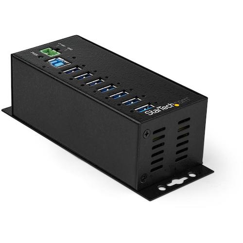 StarTech.com　ＵＳＢハブ／ＵＳＢ　３．０／７ポート　Ｔｙｐｅ－Ａ／産業用／メタル筐体／ＵＡＳＰ／セルフパワー（ＡＣアダプター付属）　【品番：HB30A7AME】