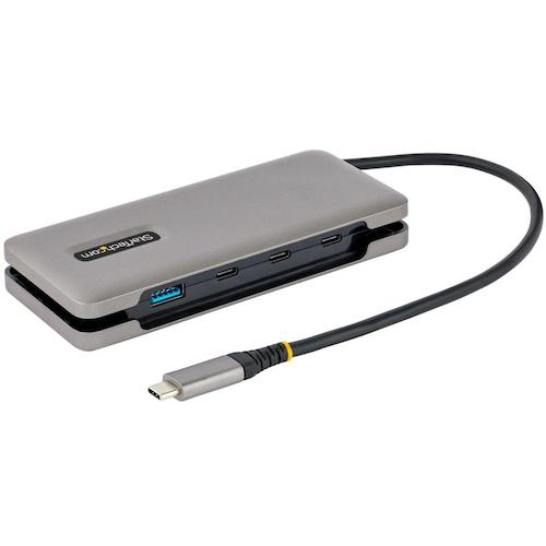 StarTech.com ＵＳＢこしき／Ｔｙｐｅ－Ｃ／１界面 Ｔｙｐｅ－Ａ ＋ ３界面 Ｔｙｐｅ‐Ｃ／二階建てバス力強さ／２５ｃｍ 巻き取り式有線テレビ 【品番：HB31コマーシャル1A3CB】