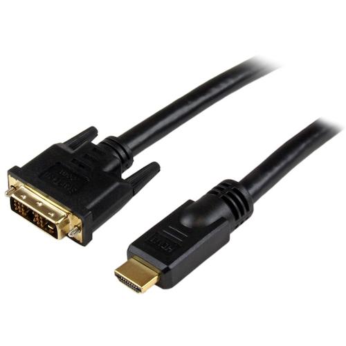 StarTech.com　ディスプレイ変換ケーブル／ＨＤＭＩ　－　ＤＶＩ－Ｄ／９．１ｍ／オス－オス／モニターケーブル／ビデオコンバーター　【品番：HDMIDVIMM30】