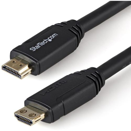 【メール便対応】StarTech.com HDMI 2.0 ケーブル/3m/4K60Hz/コネクター抜け防止機構/プレミアム認証/オス-オス/HDR10 【品番:HDMM3MLP】