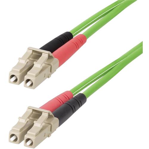 StarTech.com　光ファイバーケーブル／ＯＭ５マルチモード／１０ｍ／ＬＣ－ＬＣ／５０／１２５／２芯／１００Ｇ／ネットワーク　パッチコード　【品番：LCLCL-10M-OM5-FIBER】