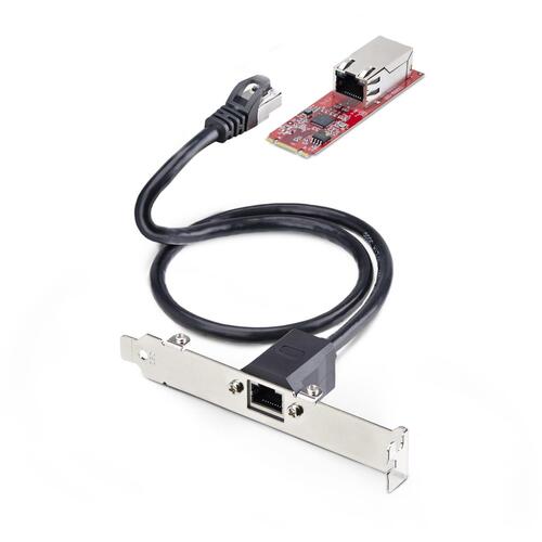 StarTech.com　ネットワークアダプターカード／１ポート／Ｍ．２　２２８０　Ｂ＋Ｍ　Ｋｅｙ／２．５Ｇ／ＰＣＩｅ　ＬＡＮ　　拡張　増設　【品番：MR12GI-NETWORK-CARD】