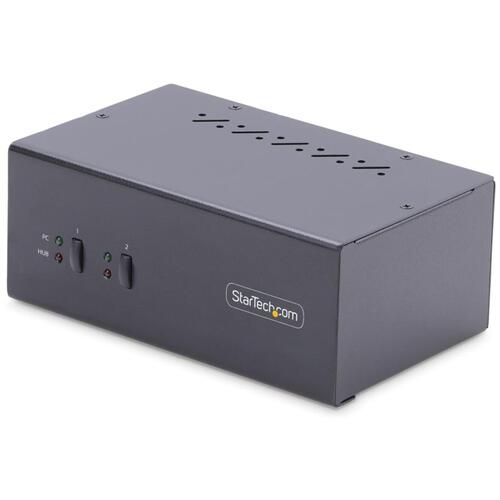 StarTech.com ＫＶＭ取り替えっこ／２界面／デュアル管する／ＤｉｓｐｌａｙＰｏｒｔ／４Ｋ６０Ｈｚ／４ｘ ＵＳＢ Ｔｙｐｅ－Ａ／３．５粍ステレオ 【品番：P2DD46A2-KVM-SWITCH】