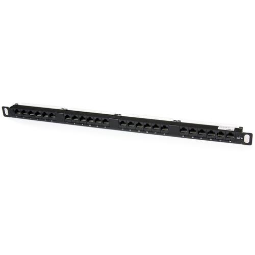 StarTech.com　パッチパネル／２４ポート／ＣＡＴ５ｅ対応／０．５Ｕラックマウント／ＲＪ４５イーサネット／ＡＮＳＩ／ＴＩＡ－５６８－Ｃ．２　【品番：PANELHU24】