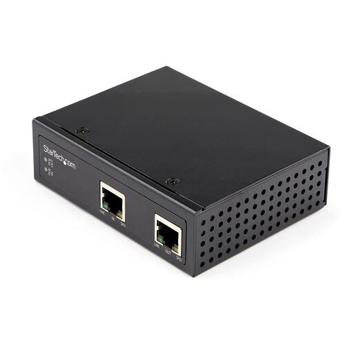 StarTech.com　ＰｏＥエクステンダー／６０Ｗ　ＰｏＥ＋＋給電　８０２．３ｂｔ準拠／ギガビット対応／最大１００ｍ／イーサネット延長機　【品番：POEEXT1G60W】