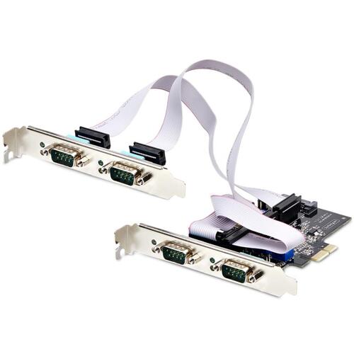 StarTech.com ＲＳ２３２Ｃ ＲＳ４２２ ＲＳ４８５界面歌留多／ＰＣＩｅ ｘ１／４界面／Ｗｉｎ＆Ｌｉｎｕｘ／ＤＢ９ 取りひろげる 【品番：なおなお書き74ADF-SERIAL-CARD】