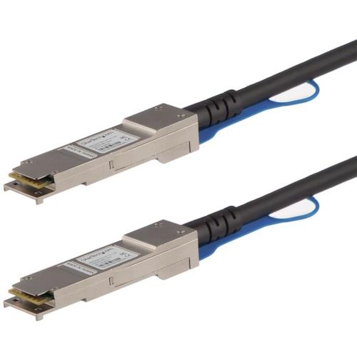 StarTech.com ＤＡＣ Ｔｗｉｎａｘケーブル／７ｍ／ＭＳＡ対応アンコード／４０Ｇｂｐｓ／銅線ダイレクトアタッチケーブル 【品番：QFXQSFPDAC3M】