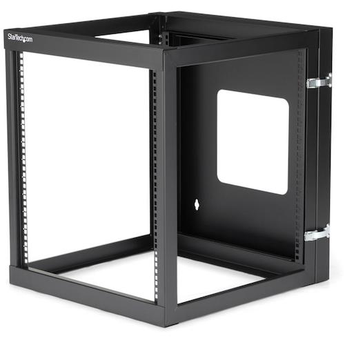 StarTech.com　サーバーラック／１２Ｕ／１９インチ／壁掛けタイプ／奥行５０２ｍｍ／４ポストオープンフレーム／ネットワーク機器ラック　【品番：RK1219WALLOH】 53,651円