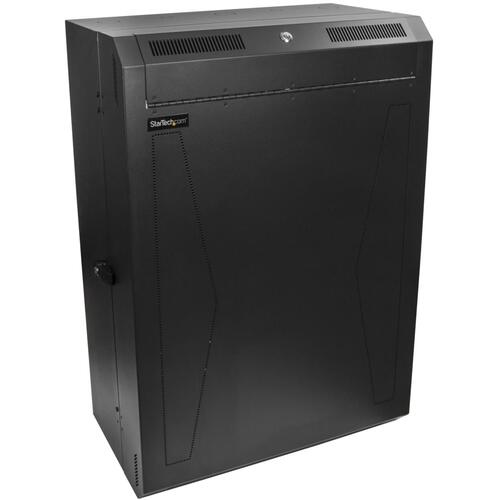 【別途貨物輸送あり】StarTech.com サーヴァー押し入れ／飾りつけ型／縦型／８Ｕ／１９in／奥ふかさ７６．２ｃｍ／耐荷重９０ｋｇ／鍵を掛ける付き添い人／ＩＴ備品用 【品番：RK830WALVS】