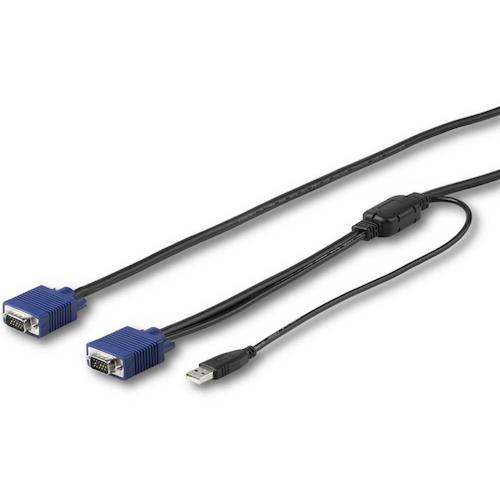 StarTech.com ＫＶＭケーブル／３ｍ／ＳｔａｒＴｅｃｈ．ｃｏｍラックマウントＫＶＭコンソール用／ＣＰＵ切替器ケーブル 【品番：RKCONSUV10】