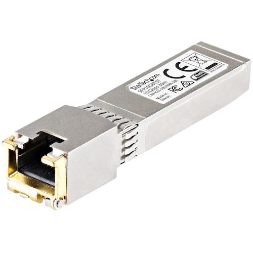StarTech.com　ＳＦＰ＋モジュール／Ｃｉｓｃｏ製品ＳＦＰ－１０ＧＢ－ＴＣ互換／１０ＧＢＡＳＥ－Ｔ準拠　銅線トランシーバ　【品番：SFP10GBTCST】