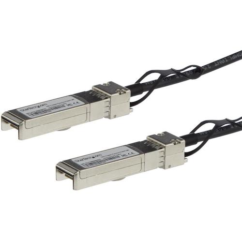 StarTech.com　ＤＡＣ　Ｔｗｉｎａｘケーブル／５ｍ／ＭＳＡ対応アンコード／１０Ｇｂｐｓ／銅線ダイレクトアタッチケーブル　【品番：SFP10GPC5M】