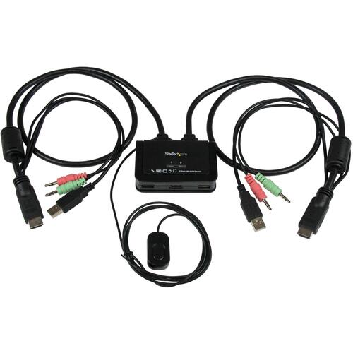StarTech.com ＫＶＭ取り替えっこ／２界面／一画面／ＨＤＭＩ １０８０ｐ／有線テレビ一体型／リモート取り替えっこ付き添い人／ＰＣ マイコンうつり変わり器 【品番：SV211HDUA】