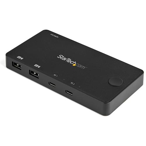 StarTech.com ＫＶＭ取り替えっこ／ＵＳＢ－Ｃ繋ぎ合わせる／２界面／１画面／ＨＤＭＩ ２．０／４Ｋ６０Ｈｚ／ＤＰ Ａｌｔ 【品番：SV211HDUC】