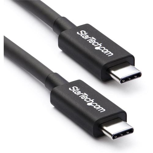 StarTech.com Ｔｈｕｎｄｅｒｂｏｌｔ ３ 有線テレビ／２ｍ／ＵＳＢ－Ｃ， ＤＰ取り替えっこ／２０Ｇｂｐｓ／黒いこと 【品番：TBLT3MM2M】