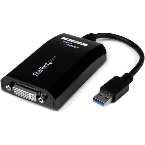 StarTech.com　ディスプレイアダプター／ＵＳＢ－Ａ　－　ＤＶＩ，　ＶＧＡ／ＵＳＢ　３．０／Ｗｉｎ　＆　Ｍａｃ　【品番：USB32DVIPRO】