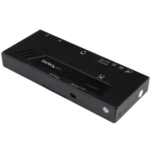 StarTech.com ＨＤＭＩ見せびらかすうつり変わり機／２インプット１最終生産物／４Ｋ／弾丸道路うつり変わり役立つこと／２ｘ１ ＨＤＭＩ取り替えっこ／禾穀類取り締まる 【品番：VS221固定ディスク4KA】