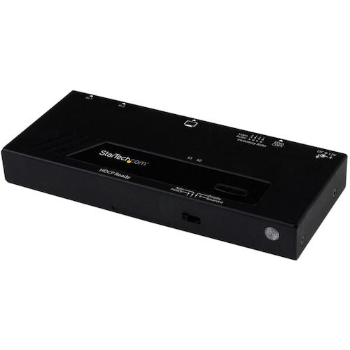 StarTech.com　ＨＤＭＩディスプレイ切替機／２入力１出力／１０８０ｐ／自動／優先切替機能／２ｘ１　ＨＤＭＩスイッチ　【品番：VS221HDQ】