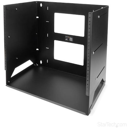StarTech.com　サーバーラック／８Ｕ／壁掛け型／奥行調整幅：３０ｃｍ～４６ｃｍ／棚板付属／ネットワーク機器ラック　【品番：WALLSHELF8U】