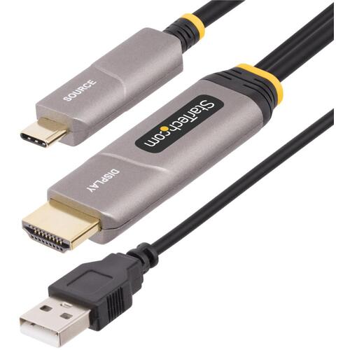 StarTech.com ＵＳＢ－Ｃ － ＨＤＭＩ ２．０うつり変わり有線テレビ／能動的グラスファイバー／９．１ｍ／４Ｋ６０Ｈｚ／ＤＰ Ａｌｔ流行り物／単道のり 【品番：145B-USBC-HDMI4K-AOC】 その他-日用品雑貨・文房具・手芸-文房具・事務用品