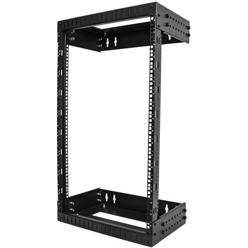 StarTech.com サーヴァー仕合わせ／開けはなしひな形／飾りつけ型／１９in／１８Ｕ／２郵便受け／奥ふかさ３０．５ｃｍ～５０．８ｃｍ／耐荷重９０ｋｇ 【品番：RACK-18U-20-WALL-OA】