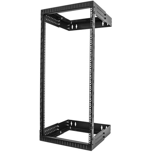 StarTech.com サーバーラック/オープンフレーム/壁掛け型/19インチ/24U/2ポスト/奥行30.5cm~50.8cm/耐荷重90kg 【品番:RACK-24U-20-WALL-OA】