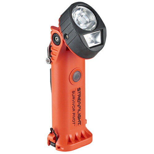 Streamlight　防爆型ハンドライト　サバイバーピボット　乾電池モデル　オレンジ　（米国防爆Ｄｉｖ．１）　【6個】　【品番：994RA】