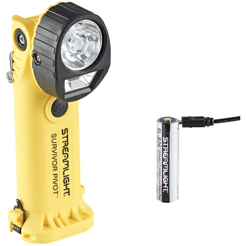 Streamlight 防爆型お手て点火装置 サバイバーピボット ＵＳＢ申し受ける書き割り 黄色 （米国防爆Ｄｉｖ．２） 【6個】 【品番：995Y】