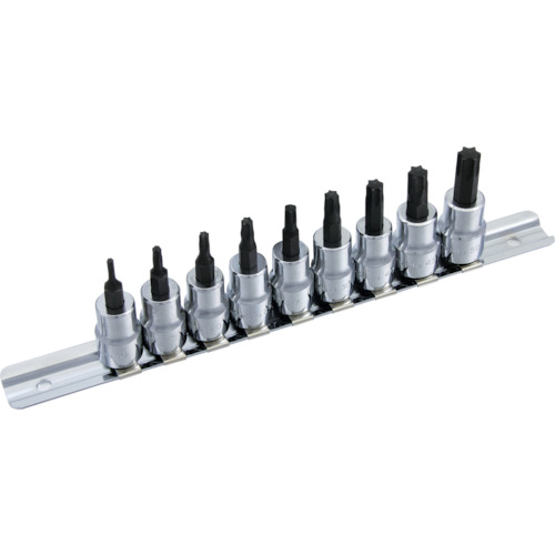 スエカゲツール ３／８ＤＲ．９ＰＣ．スペシャルビットソケットセット穴なし 【品番：113-31SA】 DIY・工具-花・ガーデン・DIY-手動工具