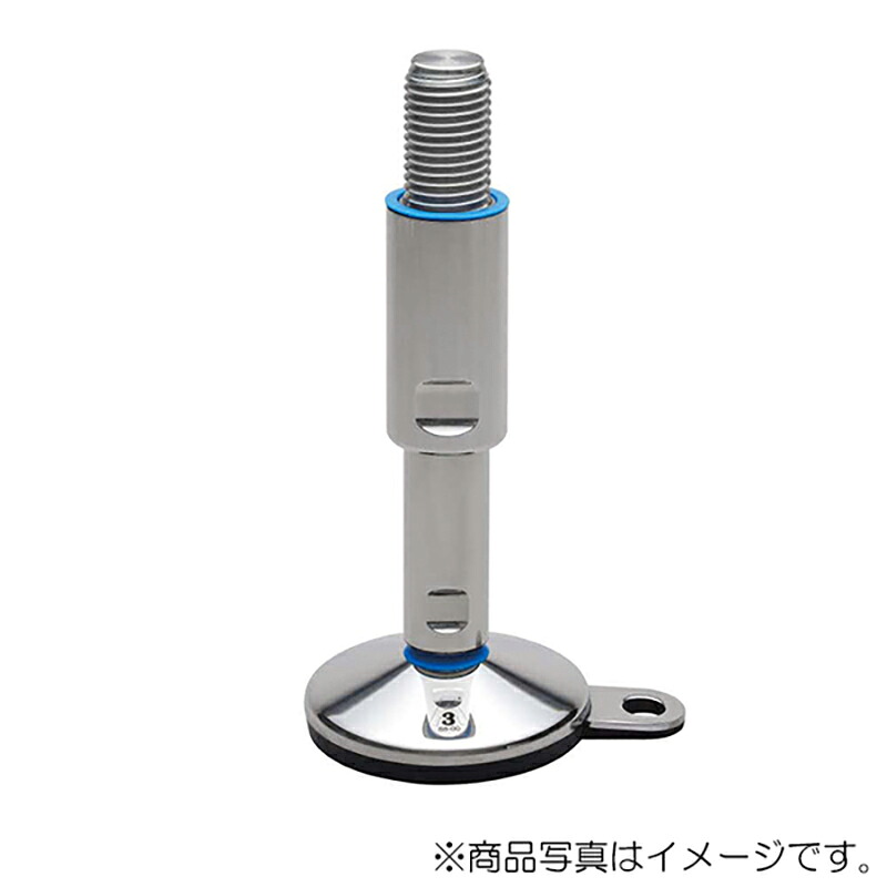 スガツネ工業　ステンレス ハイジェニックアジャスター HGA-3A型 アンカー固定用　【品番：HGA-3A80-20210AN】｜住設プロ　店