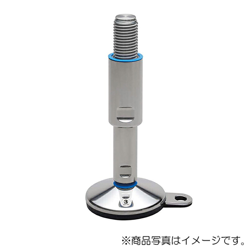 スガツネ工業　ステンレス ハイジェニックアジャスター HGA-3A型 アンカー固定用　【品番：HGA-3A80-24150AN】