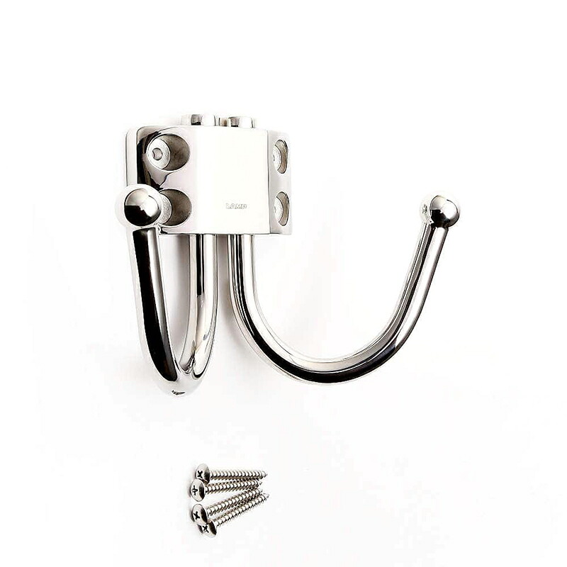 スガツネ工業　LAMP　ステンレス 玉付ジャンボフック HK-TT型 フリクション式 PAT　【品番：HK-TT100】｜住設プロ　店