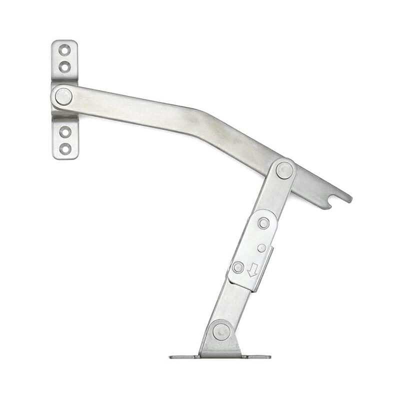スガツネ工業　LAMP　ステンレス ロック付重量扉用ステー YA-1216型　【品番：YA-1216R】