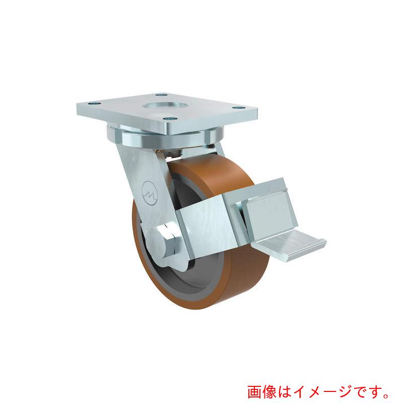 スガツネ工業　SUGATSUNE　（２０００５４４１３）ＡＢＥ５０－６３Ｓ－ＳＡＳ－ＦＷＦＢ超重量用単輪ムブトンキャスター／自在車　【品番：ABE50-63S-SAS-FWFB】